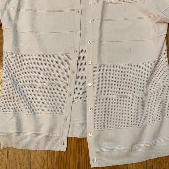 Autumn Cashmere Light Pink Cardigan Size Large - Picture 2 of 5